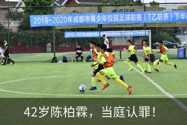 42岁陈柏霖，当庭认罪！